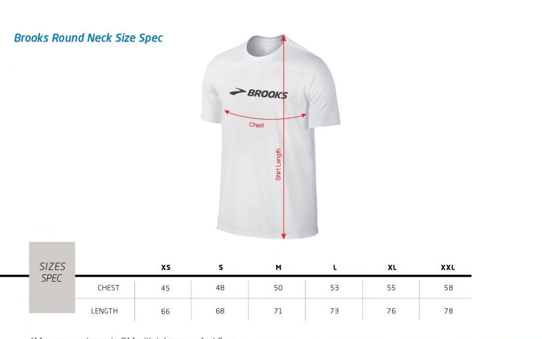OFFICIAL FINISHER TEE (MEASUREMENT)