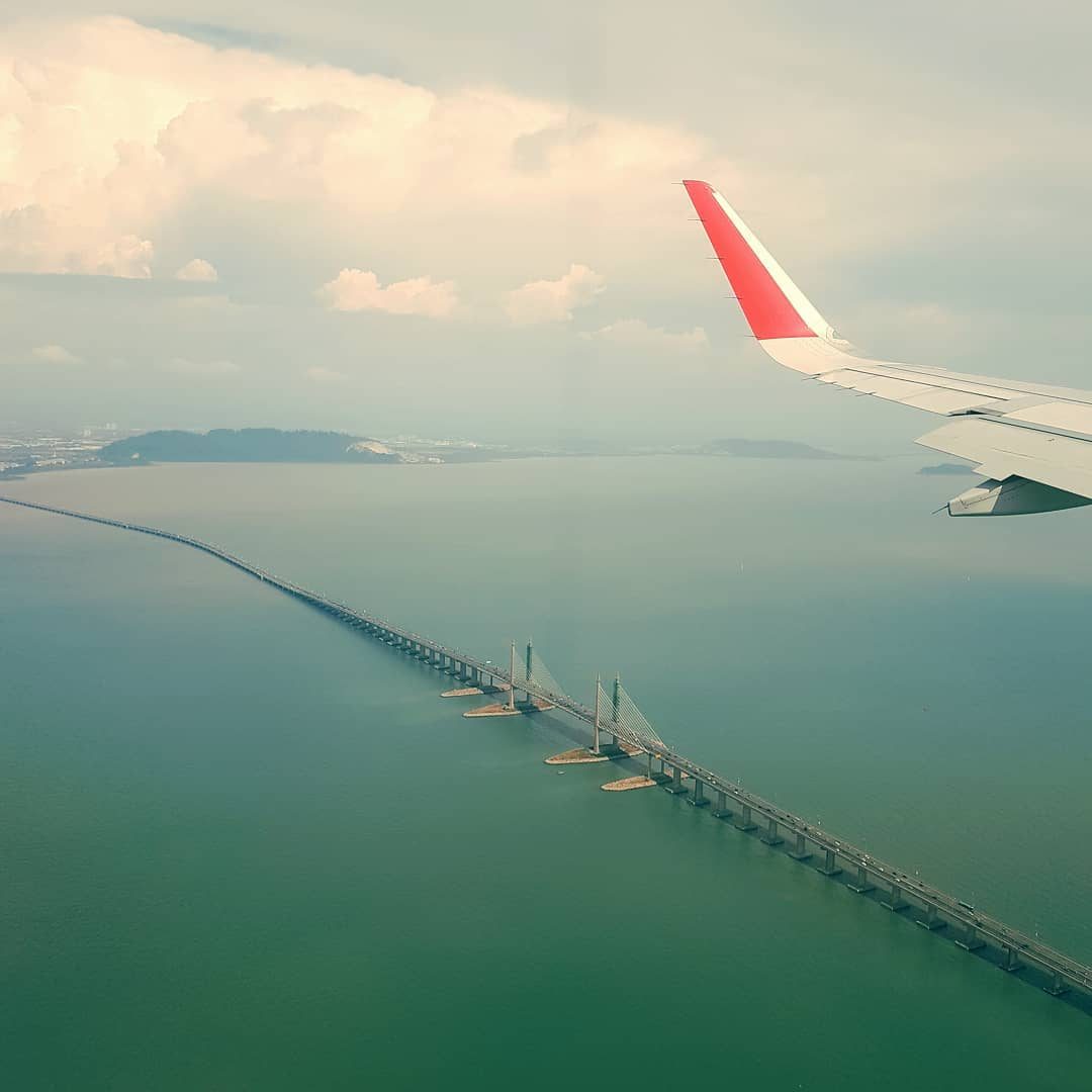 Penang Bridge 2 flight view