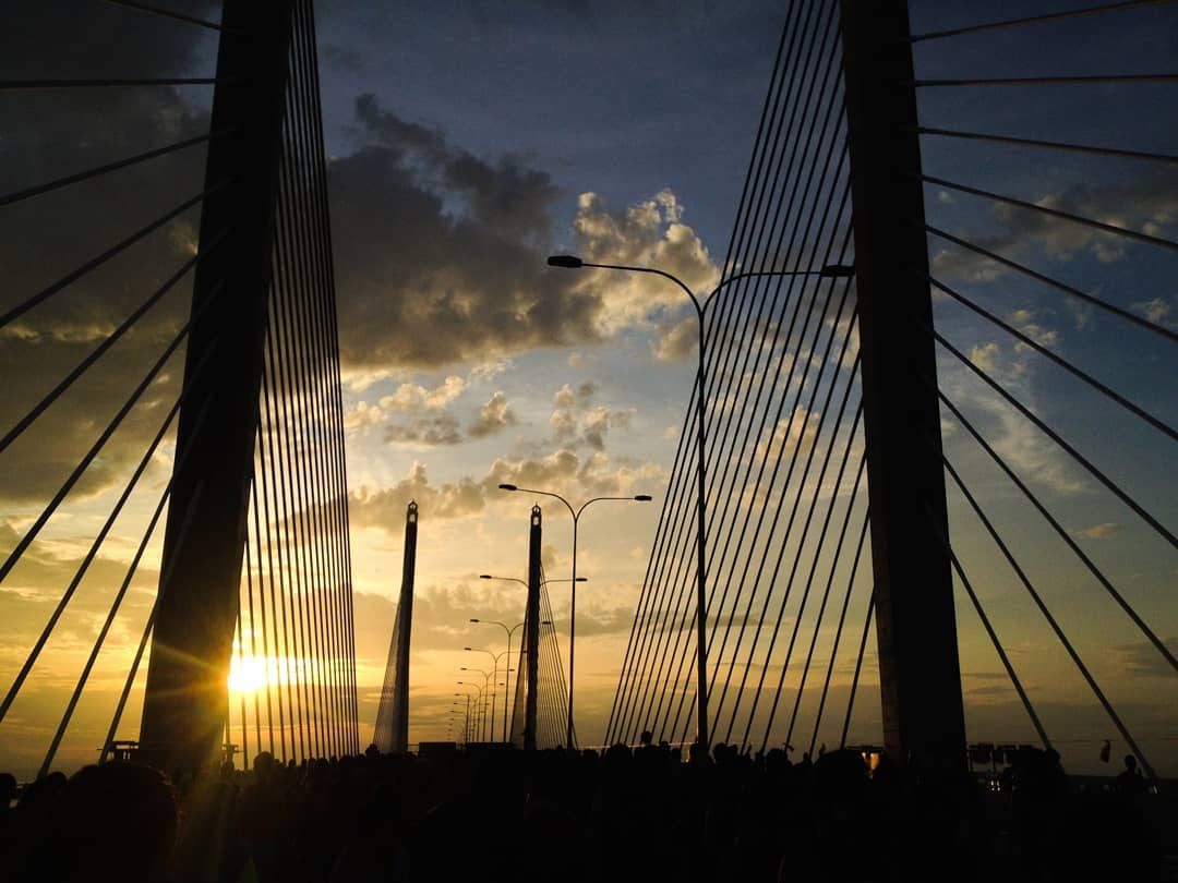 Penang Bridge Sunset View by Nadim